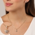 CJS-00116 CONJUNTO BANHADO A OURO 18K COM DESIGN ROMÂNTICO E CHEIO DE SIGNIFICADO,COLAR COM PINGENTE EM FORMATO DE CORAÇÃO