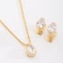 CJX-00041 CONJUNTO COM GOTA EM ZIRCÔNIA