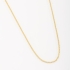 CR-00007 CORRENTE BANHADA A OURO 18K COM ELOS MINI CADEADOS