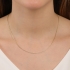 CR-00008 COLAR BANHADO A OURO 18K COM CORRENTE ELO CARTIER