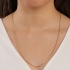 CR-00010 COLAR BANHADO A OURO 18K COM CORRENTE ELO CARTIER