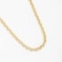 CR-00027 COLAR BANHADO A OURO 18K COM CORRENTE ELO PORTUGUÊS