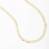 CR-00044 COLAR BANHADO A OURO 18K COM CORRENTE GRUMET UNISSEX