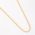 CR-00285 COLAR BANHADO A OURO 18K COM CORRENTE ELO GRUMET ENTRELAÇADO