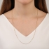 CR-00384 CORRENTE BANHADA A OURO 18K VENEZIANA
