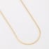 CR-00396 COLAR BANHADO A OURO 18K COM CORRENTE TIPO FITA TRABALHADA NA MALHA