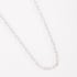 CRB-00011 CORRENTE ELO CARTIER FINO BANHADA EM RÓDIO BRANCO