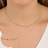 CX-0016 CHOKER BANHADO A OURO 18K COM ZIRCÔNIAS EM FORMATO NAVETE CRAVEJADAS