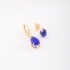 DAQ-00002 BRINCO DUPLO GOTA E ARGOLA COM PINGENTE EM GOTA ZIRCÔNIA