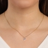 GR-00008 COLAR BANHADO A OURO 18K COM CORRENTE VENEZIANA E PINGENTE DE ZIRCÔNIA