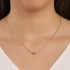 GR-00024 COLAR BANHADO A OURO 18K COM CORRENTE VENEZIANA E ESFERA CENTRAL