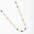 GR-00064 COLAR COM ZIRCONIAS COLORIDAS REDONDAS