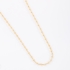 GR-00259 COLAR BANHADO A OURO 18K COM CORRENTE DELICADA EM ELOS INTERCALADOS E MICROESFERAS