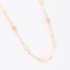GR-00262 COLAR BANHADO A OURO 18K LONGO COM DETALHES EM ESTAMPARIA