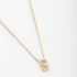 GR-00729 COLAR LETRA COM MICRO ZIRCÔNIA 
