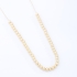 GR-00868 COLAR BANHADO A OURO 18K COM CORRENTE DELICADA E ESFERAS POLIDAS