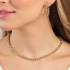 GR-00868 COLAR BANHADO A OURO 18K COM CORRENTE DELICADA E ESFERAS POLIDAS