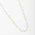 GR-00928 COLAR BANHADO A OURO 18K COM CORRENTE EM ELOS DELICADOS E MINI CORAÇÕES EM PÉROLA
