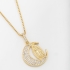 GR-01293  COLAR COM PINGENTE DE NOSSA SENHORA APARECIDA