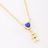 GR-01334 COLAR BANHADO A OURO 18K COM PINGENTE DE MENINO E DETALHE EM CORAÇÃO