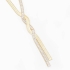 GR-01347 COLAR COM DESIGN ENTRELAÇADO E DETALHES EM ZIRCÔNIAS