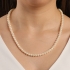 GR-01479 COLAR BANHADO A OURO 18K COM PÉROLAS ESFÉRICAS