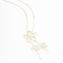 GR-01577 COLAR FLORAL COM DETALHES 