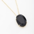 GR-01839 COLAR COM PEDRA OVAL LAPIDADA