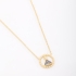 GR-02064 COLAR BANHADO A OURO 18K COM PINGENTE DE N. S. APARECIDA