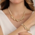 GR-02136 COLAR BANHADO A OURO 18K COM PÉROLAS DE VARIADOS TAMANHOS