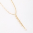 GR-02149 COLAR BANHADO A OURO 18K GRAVATA COM ZIRCÔNIAS EM GOTAS E CORDÃO BAIANO