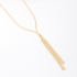 GR-02152 COLAR BANHADO A OURO 18K COM PINGENTE EM FRANJAS