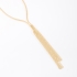 GR-02152 COLAR BANHADO A OURO 18K COM PINGENTE EM FRANJAS