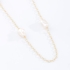 GR-02161 COLAR BANHADO A OURO 18K LONGO COM PÉROLAS ORGÂNICA
