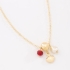 GR-02246 COLAR BANHADO A OURO 18K COM CORRENTE DELICADA E PINGENTES
