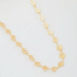 GR-02249 COLAR BANHADO A OURO 18K COM CORRENTE COMPOSTA POR MINI FLORES VAZADAS