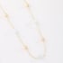 GR-02279 COLAR BANHADO A OURO 18K COM CORRENTE ELO PORTUGUÊS DELICADO