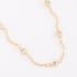 GR-02307 GARGANTILHA BANHADA A OURO 18K COM DESIGN DELICADO EM  PONTOS DE LUZ