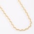GR-02308 GARGANTILHA BANHADA A OURO 18K COM DESIGN ONDULADO