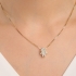 GR-02524 COLAR BANHADO A OURO 18K COM PINGENTE DE MENINO CRAVEJADO