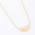 GR-03019 COLAR BANHADO A OURO 18K COM PINGENTE ORGÂNICO