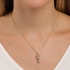 GRM-02559 GARGANTILHA COM PINGENTE CASAL ABRAÇADO