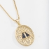 GRN-01162 COLAR COM PINGENTE DE NOSSA SENHORA APARECIDA