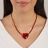 GX-0354 COLAR BANHADO A OURO 18K COM CORRENTE CRAVEJADA EM ZIRCÔNIAS
