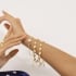 PU-00497 PULSEIRA COM DETALHES EM CONCHAS TEXTURIZADAS