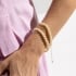 PU-00012 PULSEIRA COM ELO EM FORMATO DE CORAÇÕES