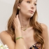PU-00880-PULSEIRA COM DETALHES EM ZIRCÔNIAS  LAPIDADAS