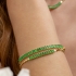 PU-00880-PULSEIRA COM DETALHES EM ZIRCÔNIAS  LAPIDADAS