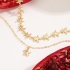 CH-0213 CHOCKER COM PINGENTES CONTÍNUOS EM FORMATO DE ESTRELA DO MAR