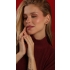 BR-02103 BRINCO BANHADO A OURO 18K MODELO EAR CUFF COM DESIGN EM GOTA CRISTAL.
